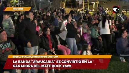 La banda araucaria se convirtió en la ganadora del mate rock 2022