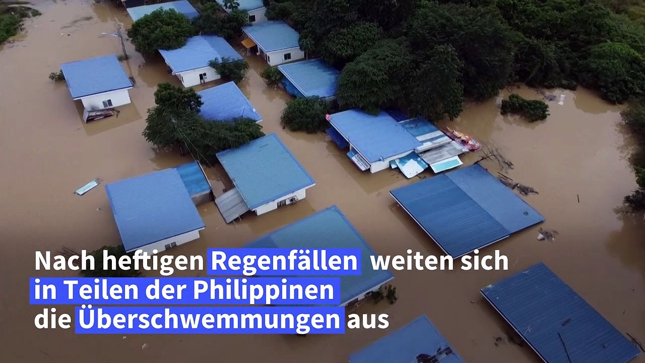 Philippinen: zahl der hochwasseropfer steigt auf mehr als 100