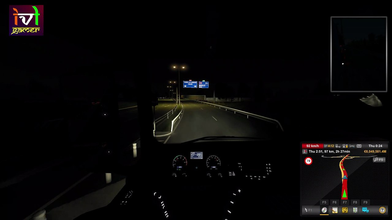 Emergency Braking By MAN TGX XL Truck - ETS 2 1.45
