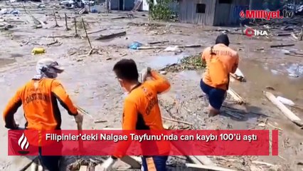 Filipinler’deki Nalgae Tayfunu’nda can kaybı 100’ü aştı