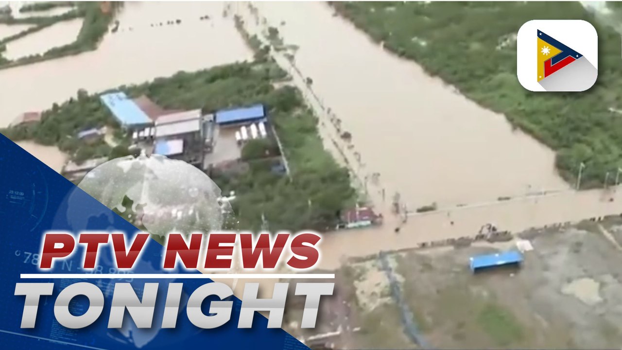 Pres. Ferdinand R. Marcos Jr. conducts aerial inspection in Cavite, nearby provinces