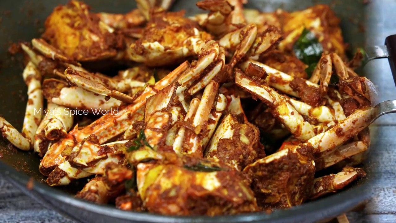 How to Make Crab Fry Blue Crab Fry Crab Fry Kerala Style video