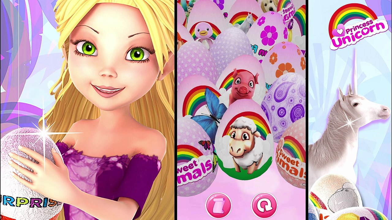Princess Unicorn Surprise Eggs Game