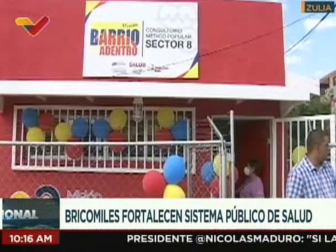 Bricomiles rehabilitan dos consultorios médicos para atender a más de 3.500 familias en Zulia