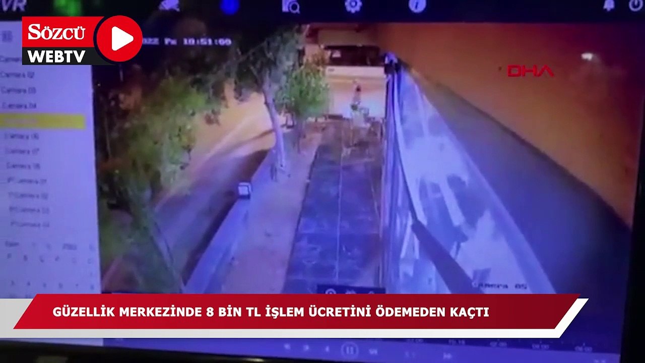 Antalya'da bir kişi, güzellik merkezinde 8 bin TL işlem ücretini ödemeden kaçtı