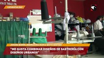 “Me gusta combinar diseños de sastrería con diseños urbanos”