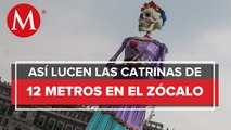Ofrenda monumental de día de muertos en el Zócalo