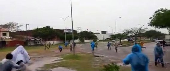 Enfrentamientos en la avenida San Aurelio