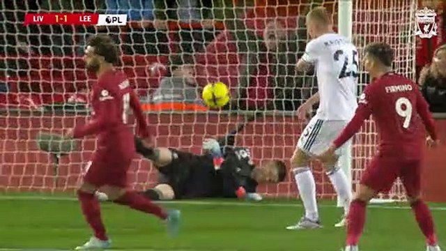 HIGHLIGHTS_ Liverpool 1-2 Leeds United _ Salah levels, but Reds lose late