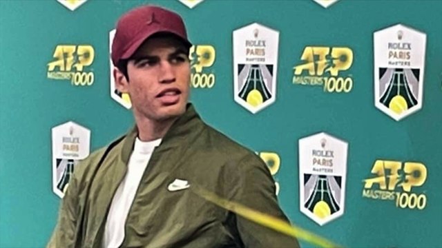 ATP - Rolex Paris Masters 2022 - Carlos Alcaraz : I had knee problems, but all players suffer from this type of pain at the end of the season. It's nothing serious