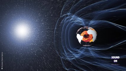 The sound of Earth's magnetic field
