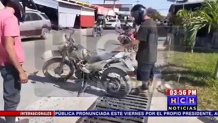 Una persona herida con machete y una moto incendiada en #ResumenCholuteca