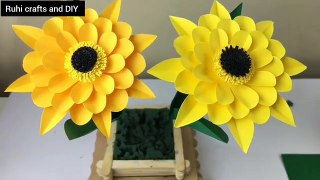 beautiful paper flowers home decoration
