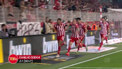 Union top Bundesliga after 97th-minute winner