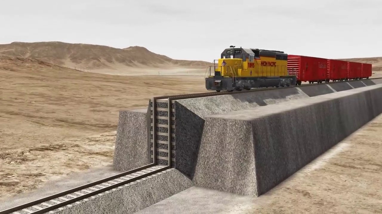 Trains vs Unfinished Railway – BeamNG.Drive