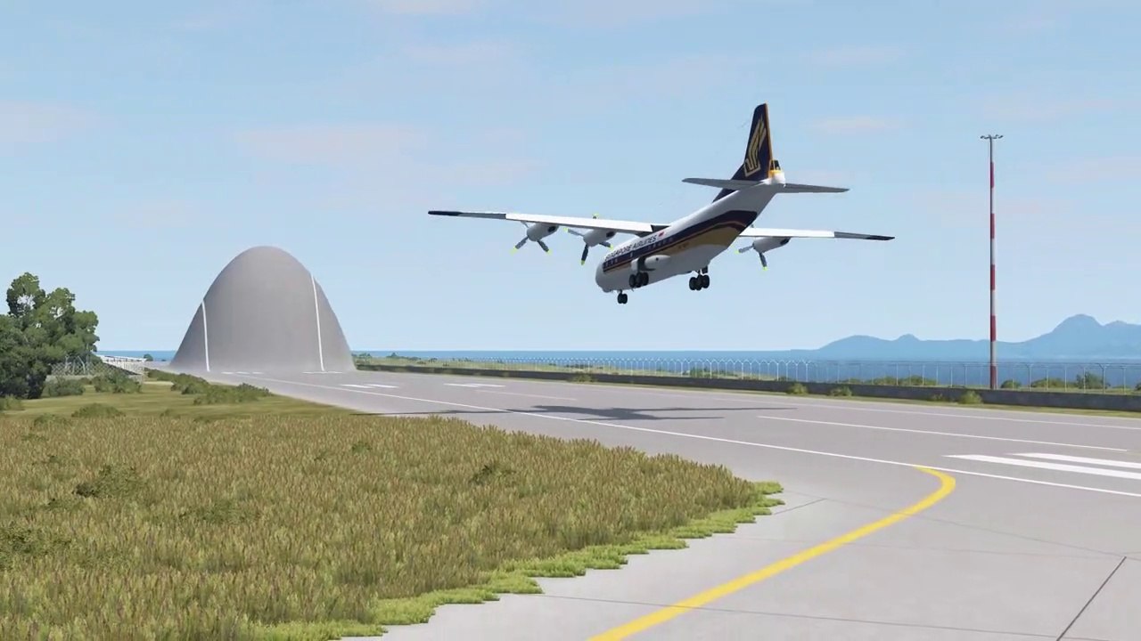 Planes vs Giant Bulge – BeamNG.Drive