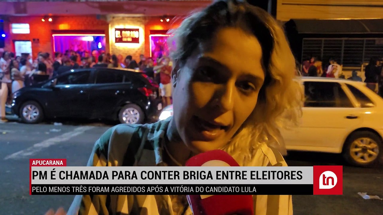 Confira mais detalhes da confusão entre eleitores em Apucarana
