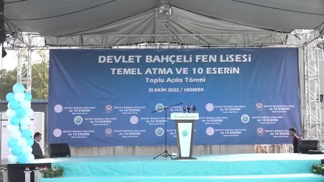 MHP'li Durmaz, Devlet Bahçeli Fen Lisesi Temel Atma Töreni'nde konuştu