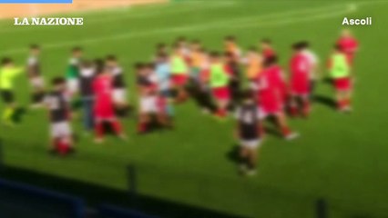 Ascoli, la partita degli Allievi finisce in rissa