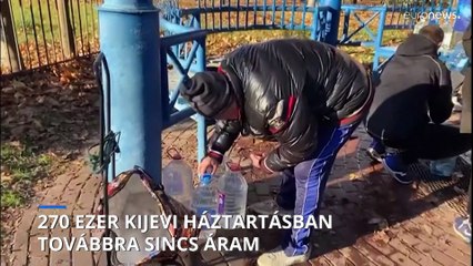 Download Video: Kétszázhetvenezer ukrán háztartásban továbbra sincs áram