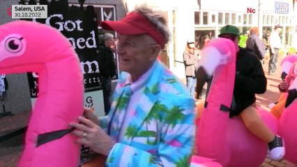 Watch: Salem in Massachusetts gears up for Halloween