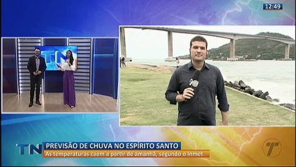 Previsão de chuva no Espírito Santo