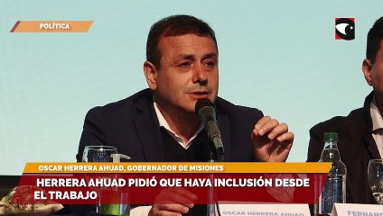 Herrera Ahuad pidió que haya inclusión desde el trabajo