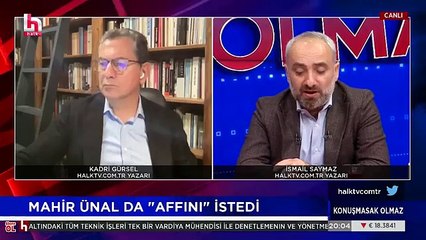 İsmail Saymazdan dikkat çeken Mahir Ünal yorumu İstifasını alan Devlet Bahçelidir