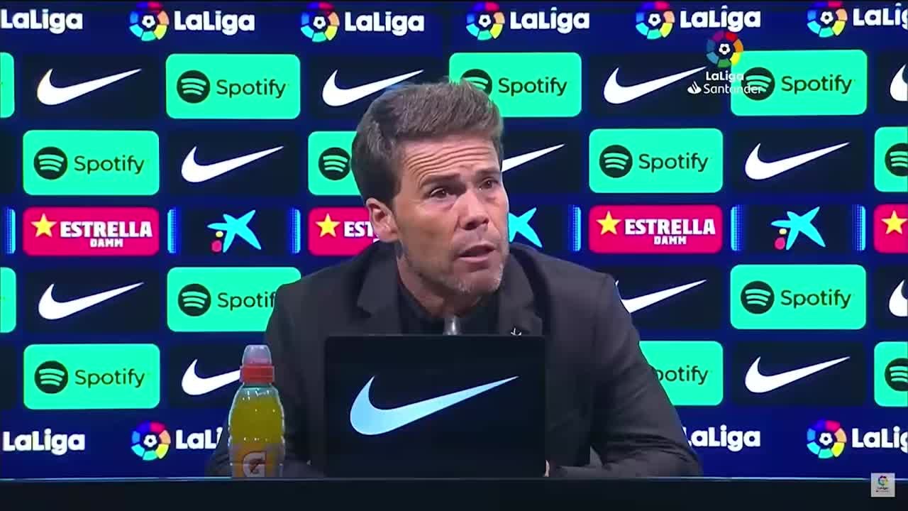 BARCELONA - ALMERÍA | Rueda de prensa posterior RUBI | Diario AS