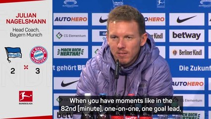 Everyone in Germany happy to see Neuer back - Nagelsmann