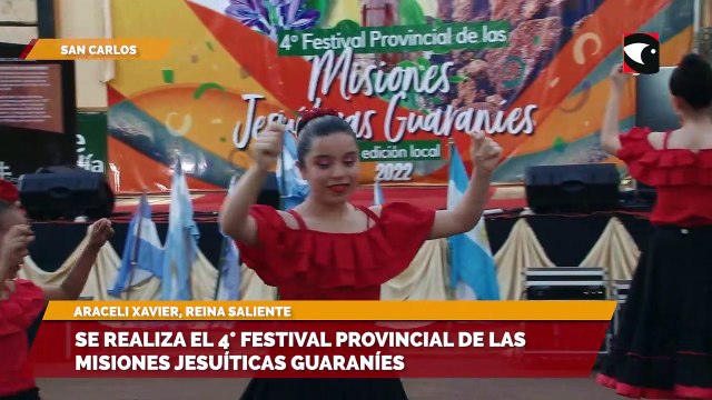 Se realiza el 4° Festival Provincial de las Misiones Jesuíticas Guaraníes