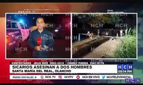 ¡Doble asesinato! Ultiman a dos personas en Santa María del Real, Olancho