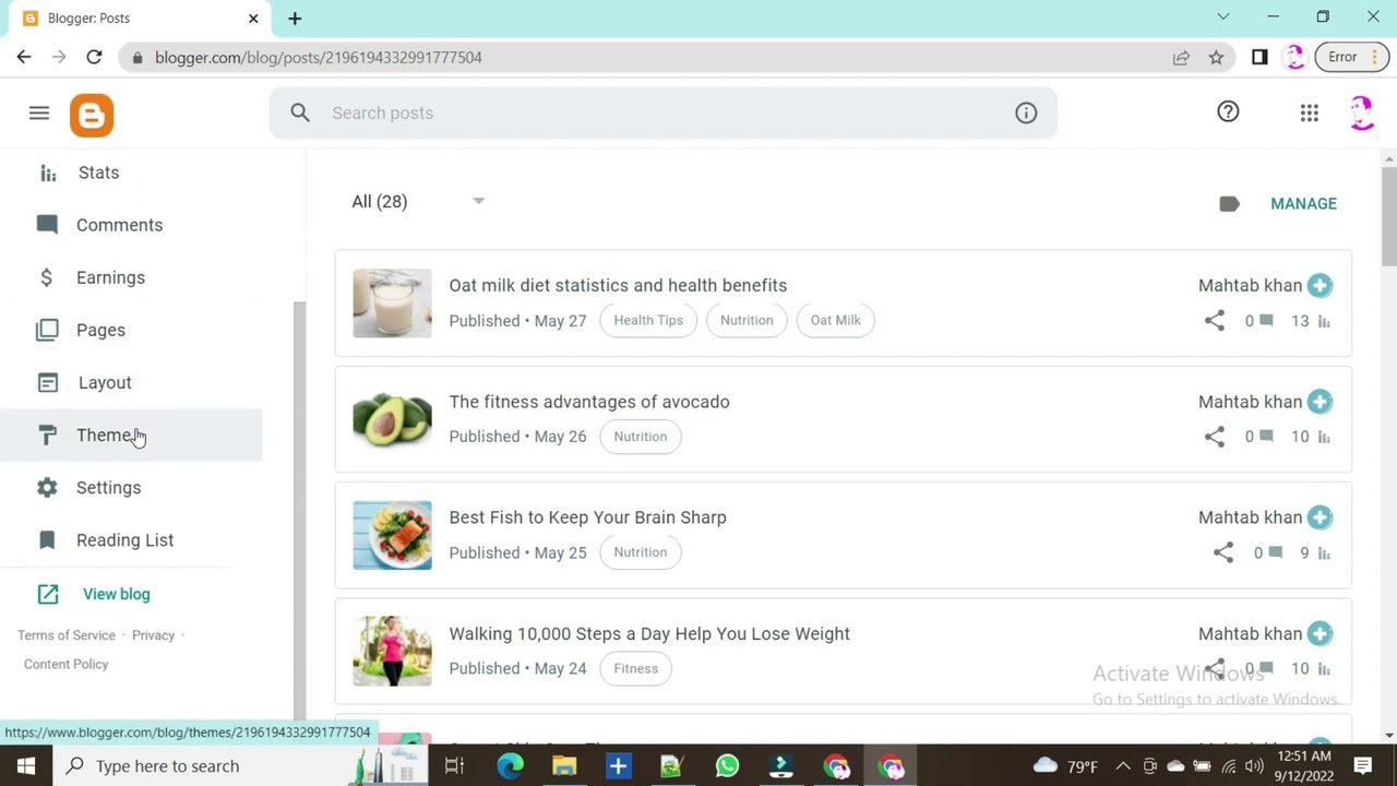 How to Add Author Email to blogger or How to transfer Blogger site to a new Gmail