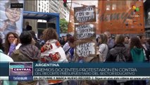 Gremios docentes en Argentina protestaron contra recorte presupuestario del gobierno de Buenos Aires