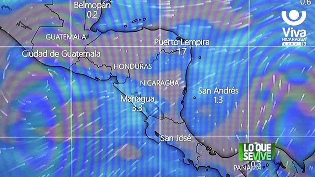 Ineter: tormenta tropical en el Caribe no afectará Nicaragua