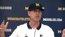 Jim Harbaugh discusses incident between Michigan, Michigan State players in tunn