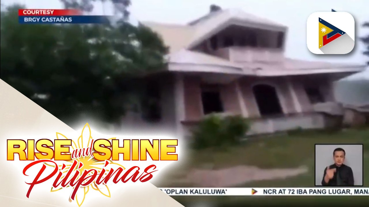 Bahay sa Sariaya, Quezon, bumagsak matapos umapaw ang tubig sa ilog na malapit sa lugar