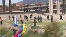 Patrulla Fronteriza dispara balas de goma contra migrantes