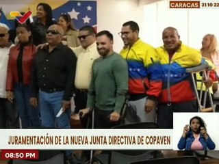 Download Video: Juramentada nueva junta directiva del Comité Paralímpico Venezolano