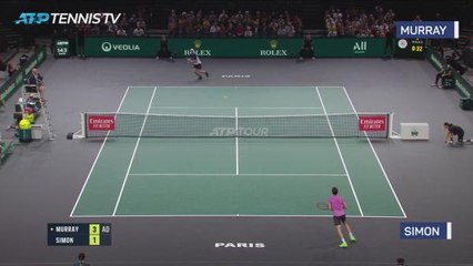 Simon fights back to defeat Murray in Paris Masters