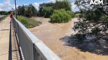 Watch Calala Lane in Tamworth fill with water and close - Northern Daily Leader - 1/11/2022