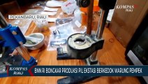 BNN RI Bongkar Produksi Pil Ekstasi Berkedok Warung Pempek