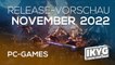 Games-Release-Vorschau – November 2022 - PC
