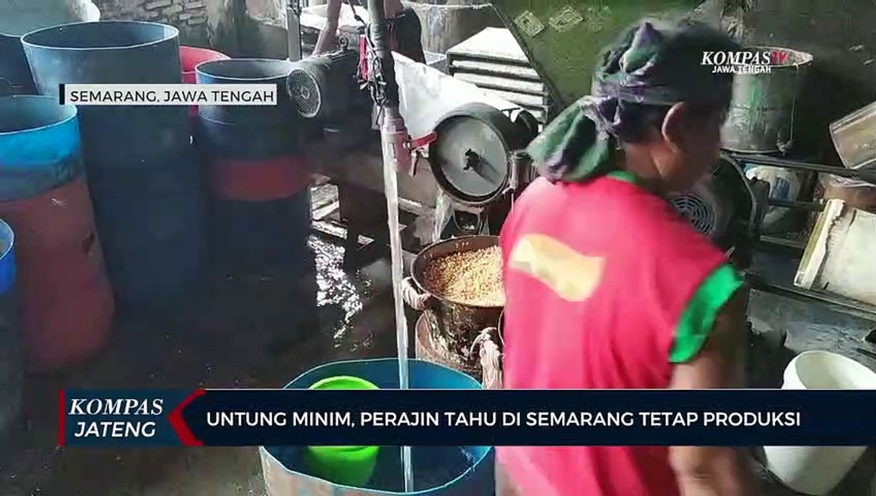Untung Minim, Perajin Tahu di Semarang Tetap Produksi