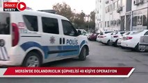 Nitelikli dolandırıcılık şüphelisi 40 kişiye yönelik operasyon başlatıldı