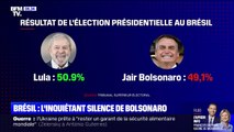 Présidentielle au Brésil: l'inquiétant silence de Jair Bolsonaro, 24h après l'annonce des résultats
