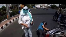 Smart Girl Scooty Accident Full Video Bina Thoke Hi Gir Gayi