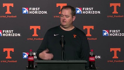 Download Video: Watch: Josh Heupel Addresses the Media to Kickoff Georgia Week