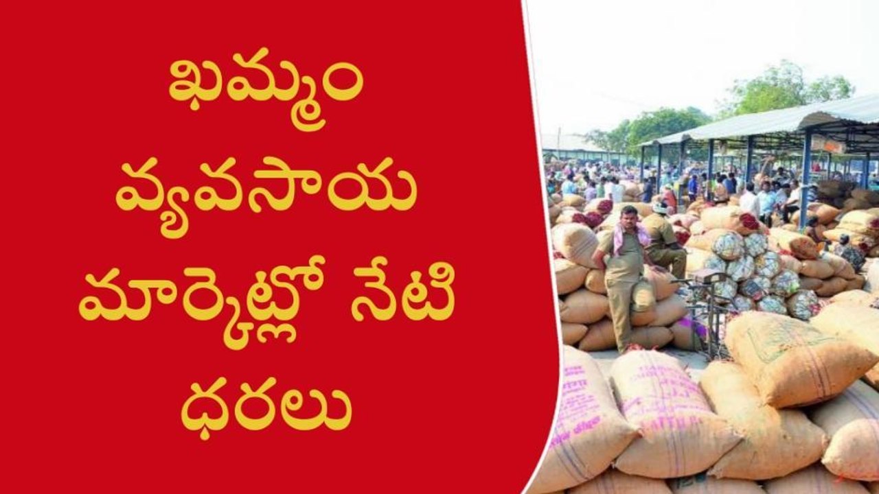 ఖమ్మం: తగ్గిన మిర్చి ధర..పెరిగిన పత్తి ధర