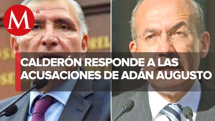 "Ya siéntese, señor": Calderón a Adán Augusto por mencionar investigaciones en su contra